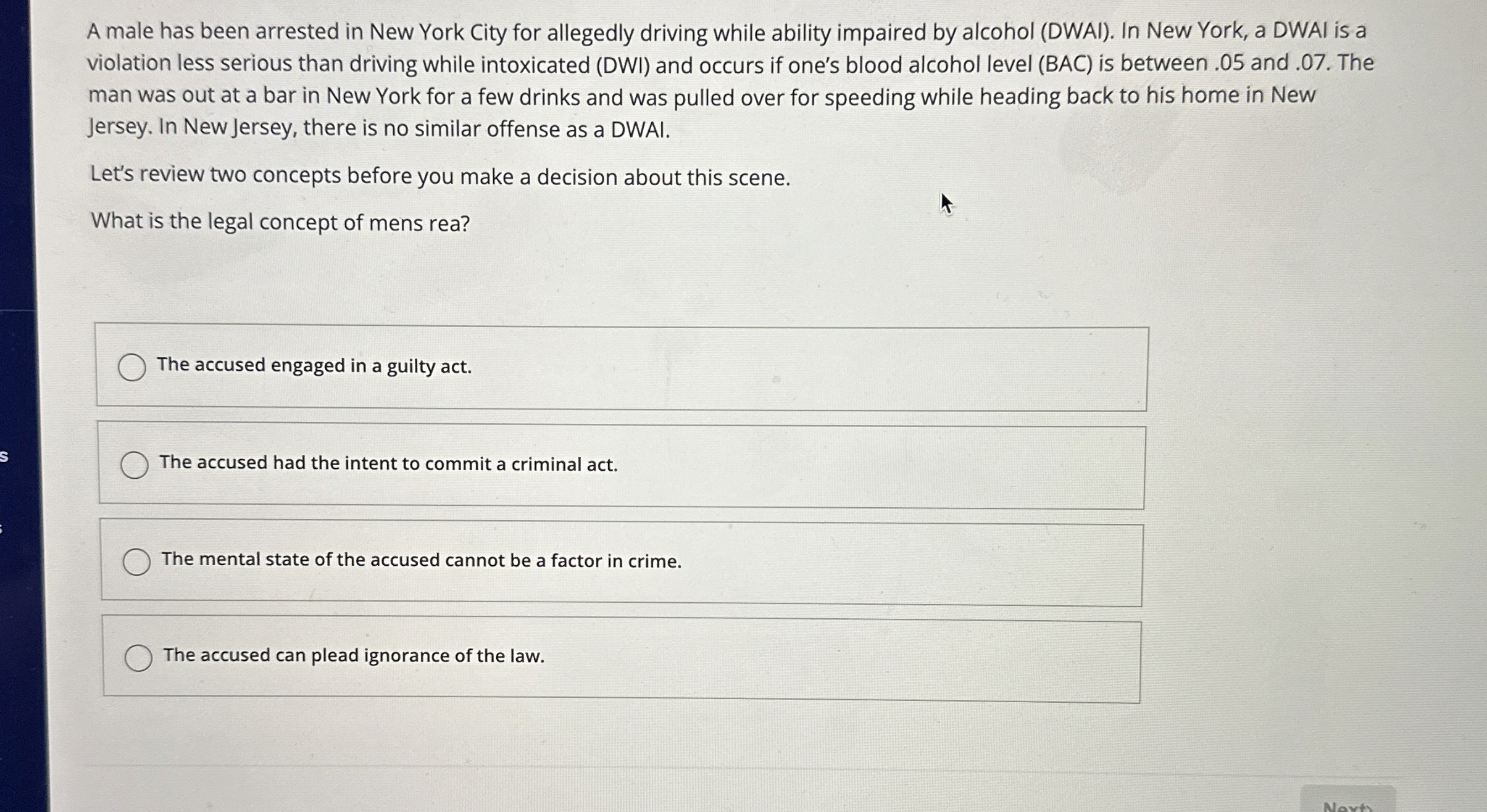 Solved A male has been arrested in New York City for