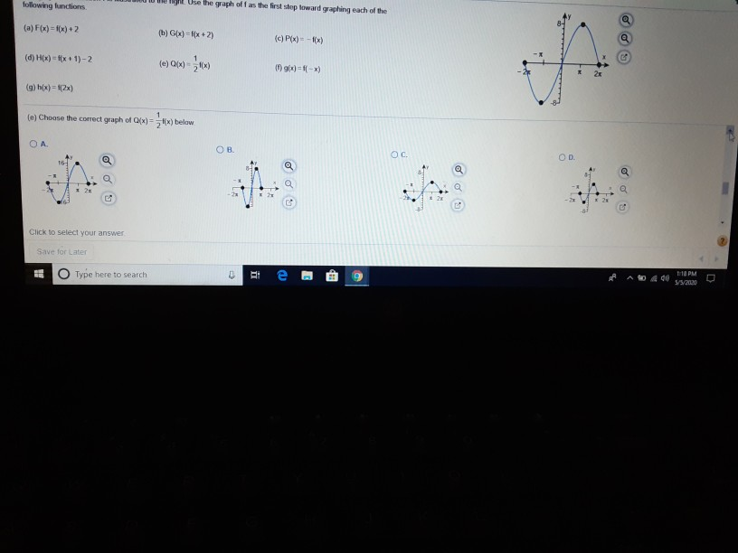 Solved The graph of a function is illustrated to the right. | Chegg.com