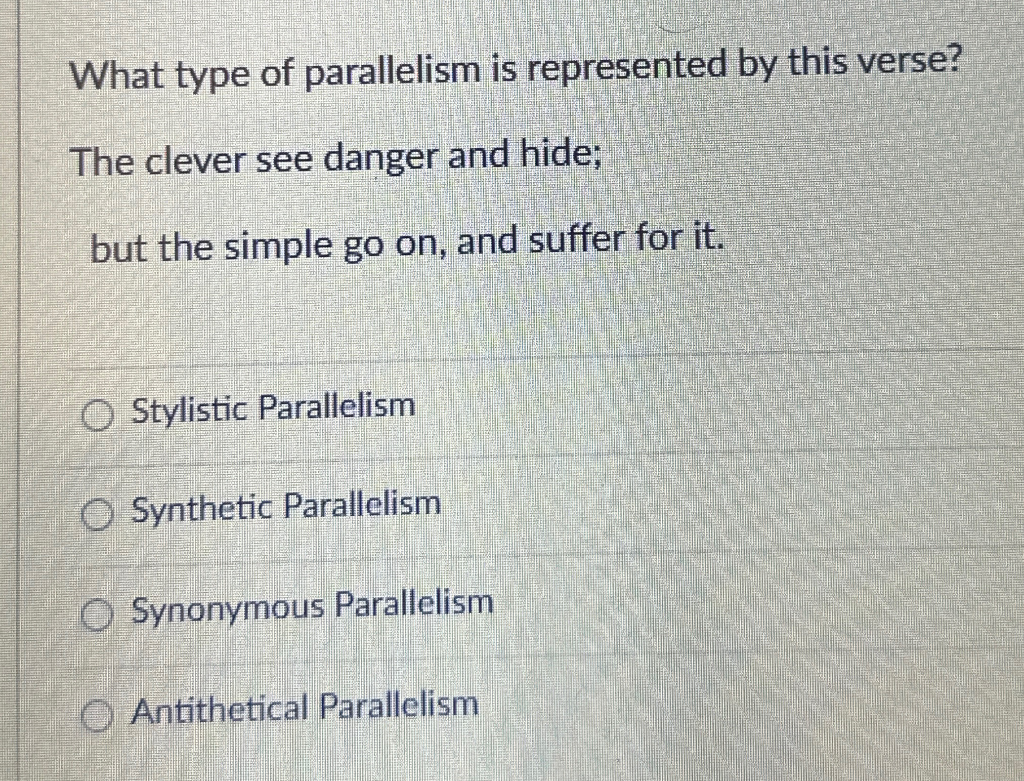 Solved What type of parallelism is represented by this | Chegg.com