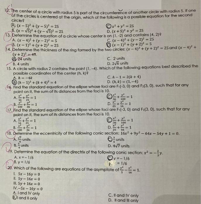 Solved hi! i really need help with these geometry problems. | Chegg.com