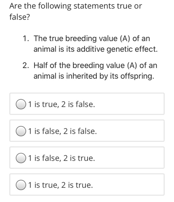 Solved Are the following statements true or false? 1. The | Chegg.com