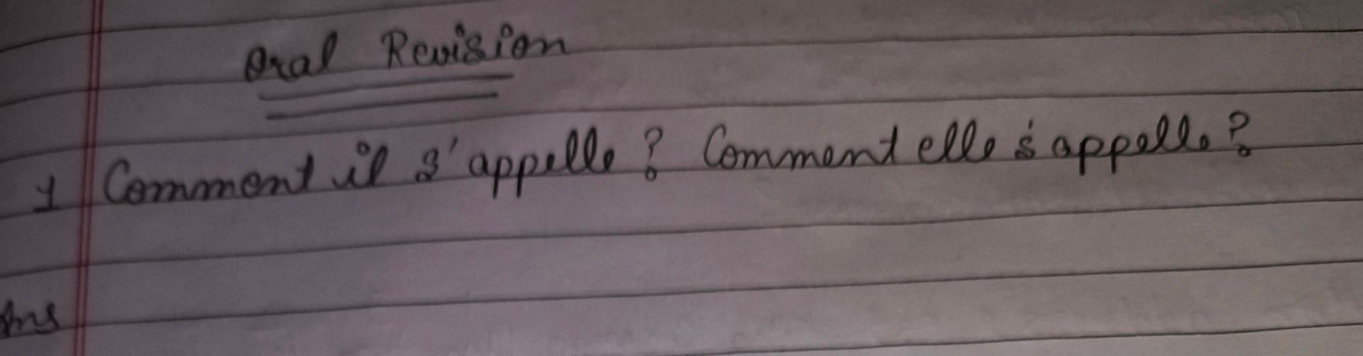 comment dit on comment s appelle t il en anglais