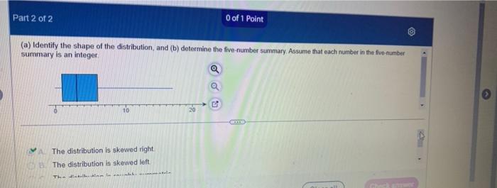 Solved 3 Part 2 of 2 0 of 1 Point (a) Identify the shape of | Chegg.com