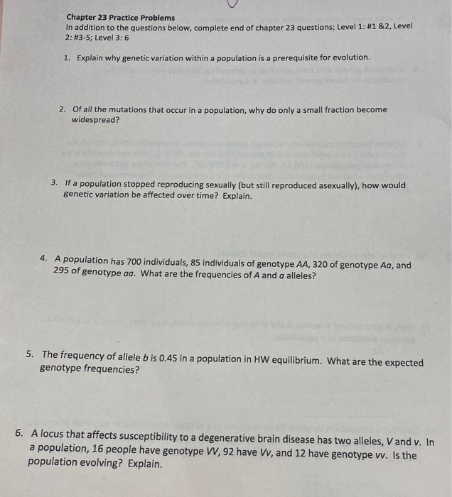 Solved Chapter 23 Practice Problems In addition to the | Chegg.com