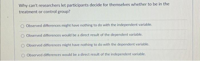 why do researchers randomly assign participants to conditions