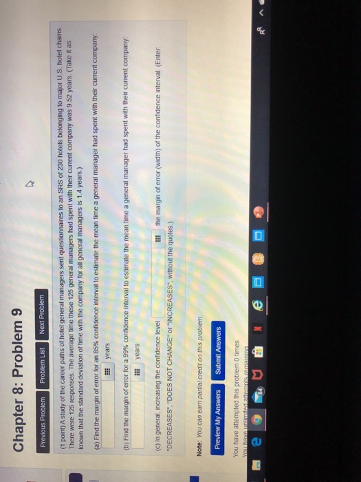 Solved Chapter 8: Problem 13 Previous Problem Problem List | Chegg.com