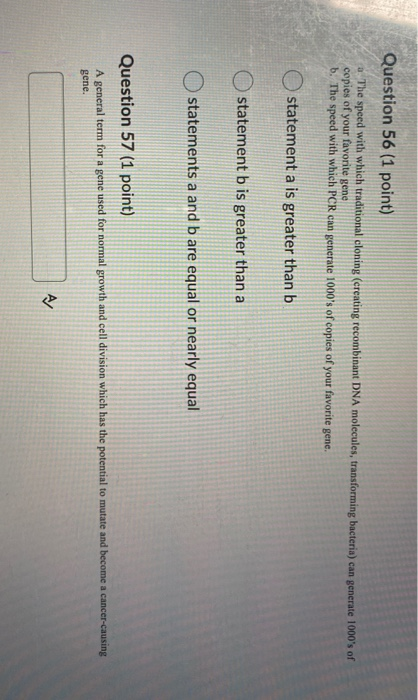 Solved Question 54 (1 point) Structures with different | Chegg.com