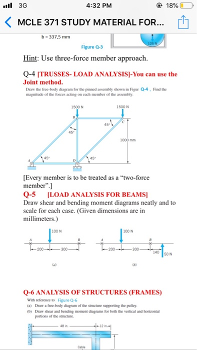 Solved STRESS CONCENTRATION Q-1 APPLICATIONS For the loading | Chegg.com