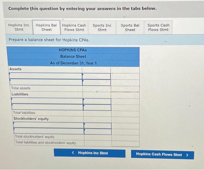 Solved Required Complete the following table by indicating | Chegg.com