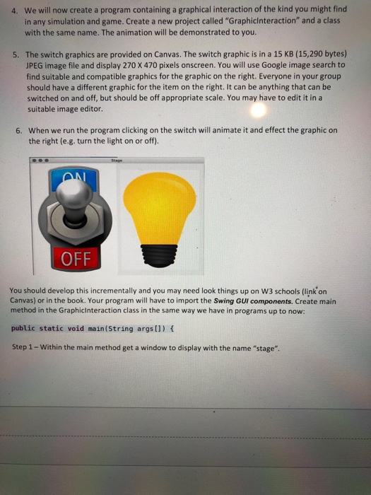 Solved 4. We will now create a program containing a | Chegg.com