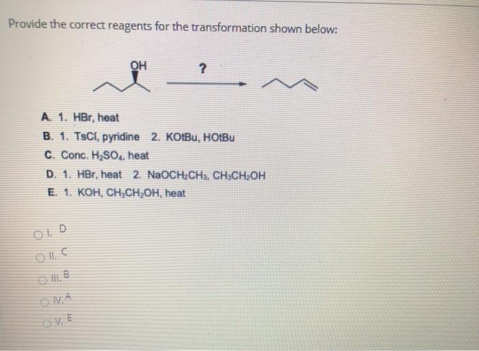 Solved What Is The Major Product In The Reaction Shown Be Chegg Com