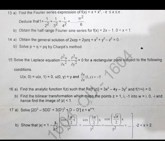 Solved 11 A Find The Analytic Function F Z U Iv Chegg Com