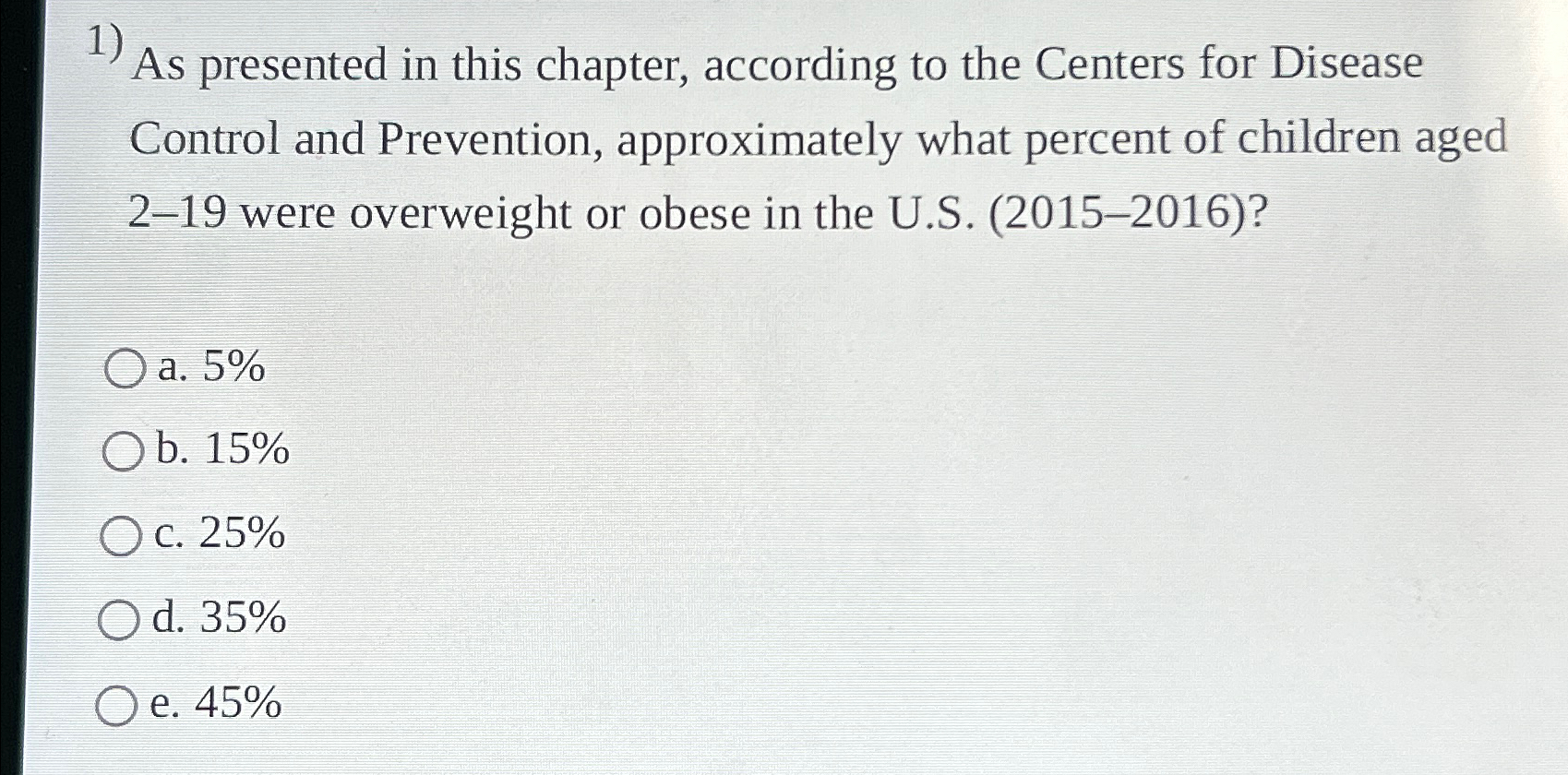 As presented in this chapter, according to the | Chegg.com