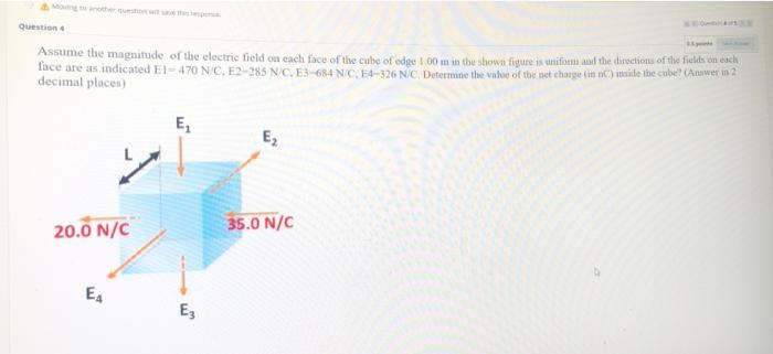 Solved Assume the magnitude of the electric field on each | Chegg.com