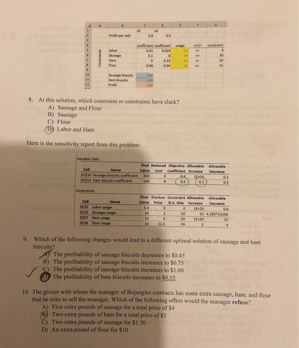 Use the following information about Bojangles to