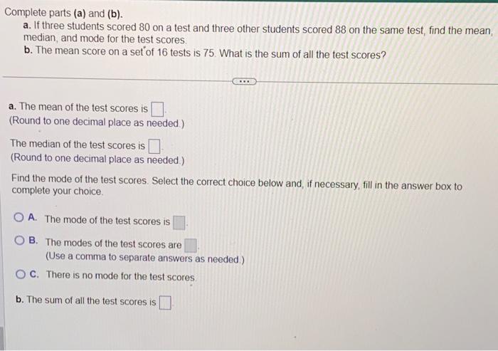 Solved Complete Parts (a) And (b). A. If Three Students | Chegg.com