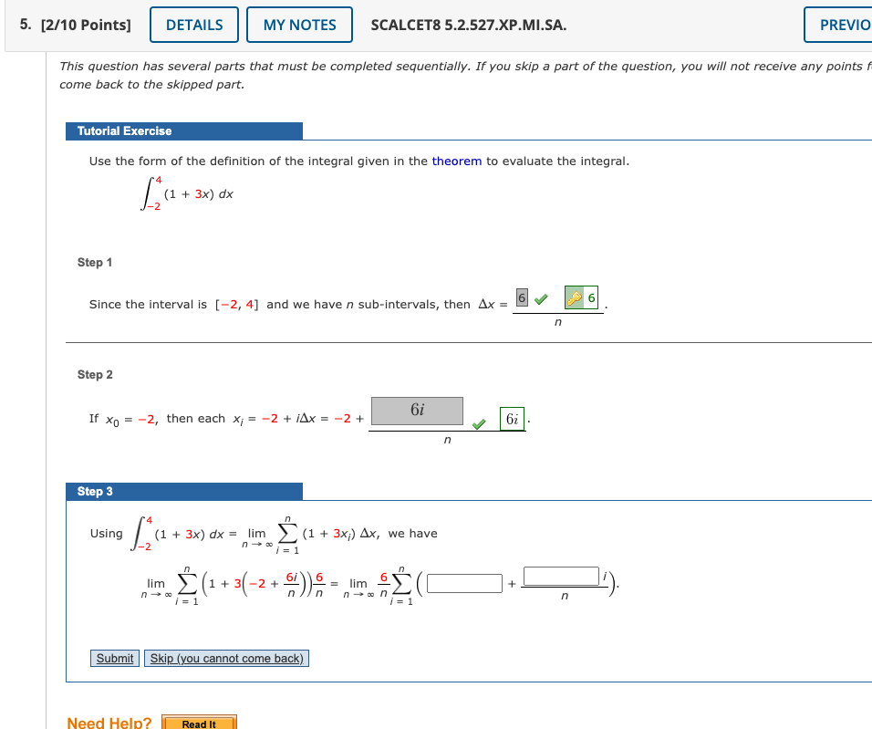 Solved This question has several parts that must be | Chegg.com