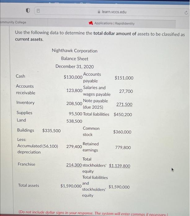 solved-use-the-following-data-to-determine-the-total-dollar-chegg