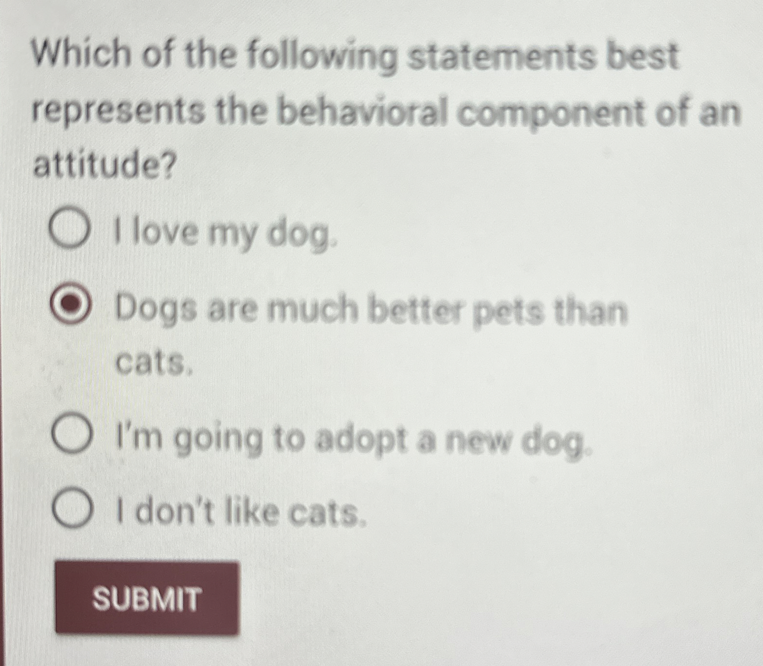 Solved Which of the following statements best represents the | Chegg.com