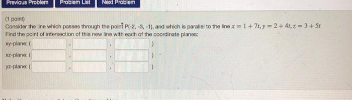 Solved Assignment 10: Problem 10 Previous Problem Problem | Chegg.com