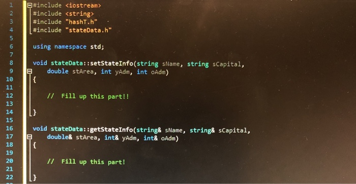 Solved include #include 1 2 3 #include "hashT.h" #include | Chegg.com