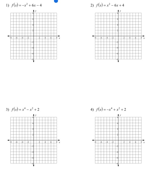 Solved Sketch the graph of each function, including a table | Chegg.com