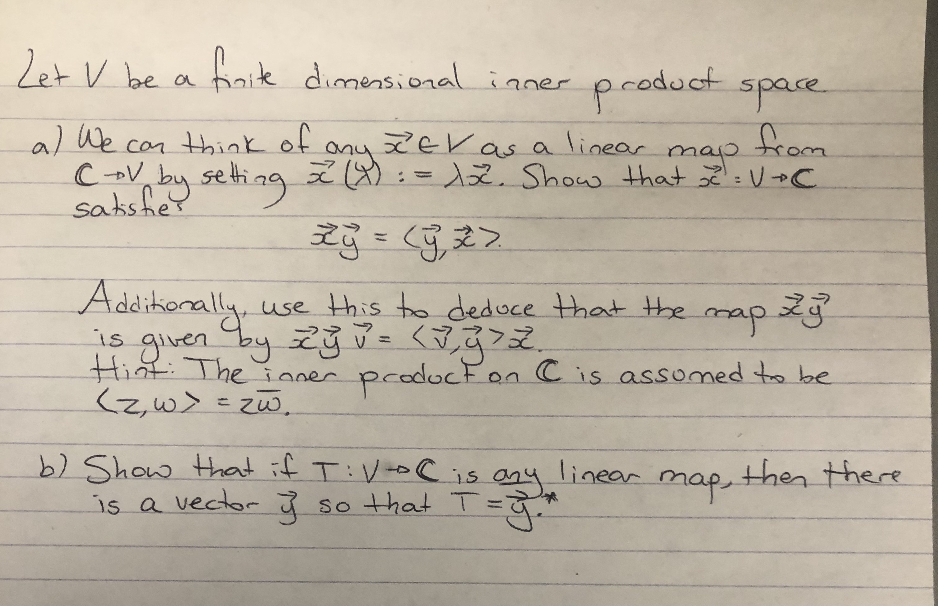 Solved Linear algebra based on proofs: please answer in | Chegg.com
