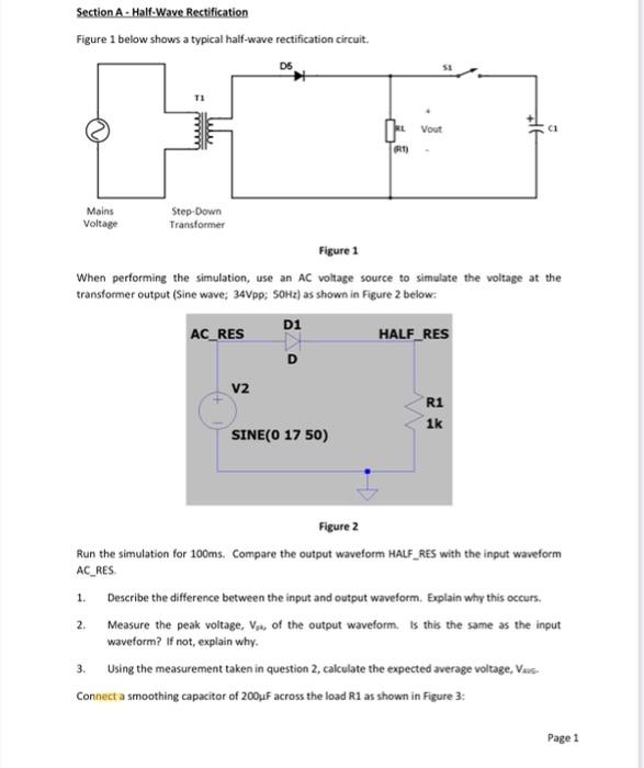 Solved do the simulation using LTspice and answer the | Chegg.com