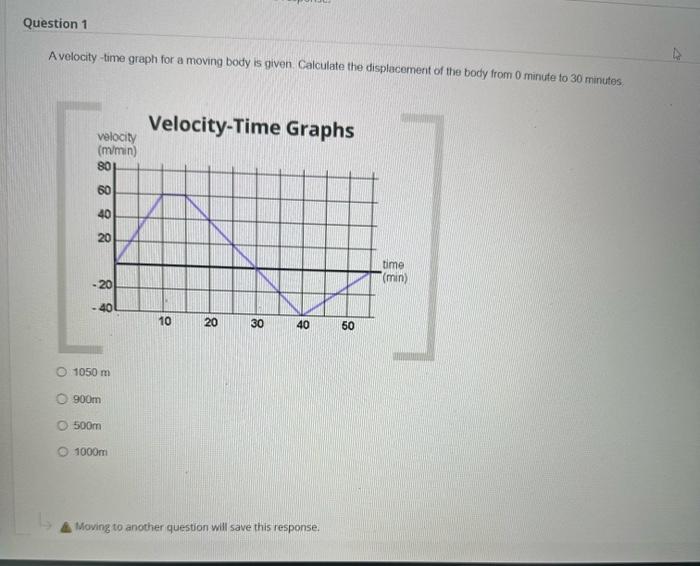 solved-a-velocity-time-graph-for-a-moving-body-is-given-chegg