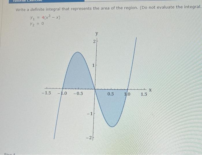 Solved Write a definite integral that represents the area of | Chegg.com