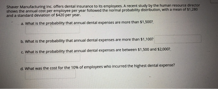 Shaver Manufacturing Inc Offers Dental Insurance To Chegg 