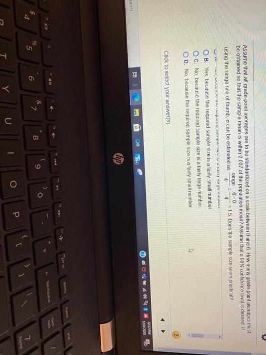 Solved Assume that all grade point averages are to be | Chegg.com