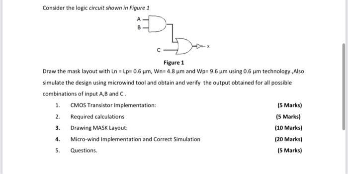 Consider the logic circuit shown in Figure 1 А B | Chegg.com