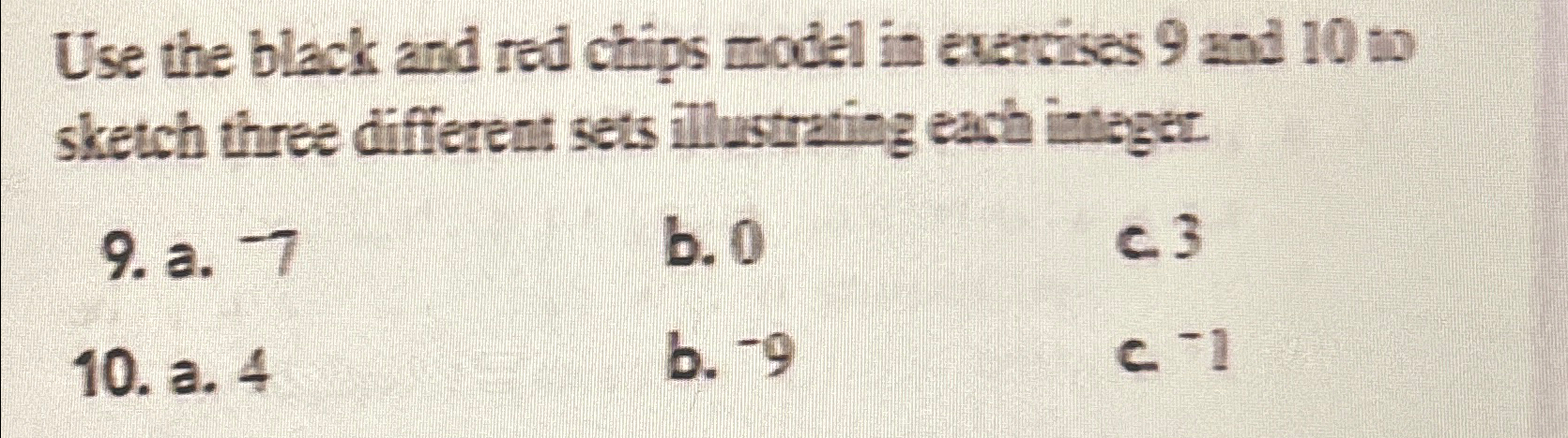 Solved Use the black and red chips model in exercises 9 ﻿and | Chegg.com