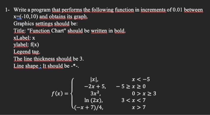 Solved 1- Write a program that performs the following | Chegg.com