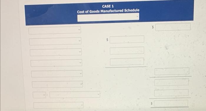 Solved Direct materials used (is) Direct labor Manufacturing | Chegg.com