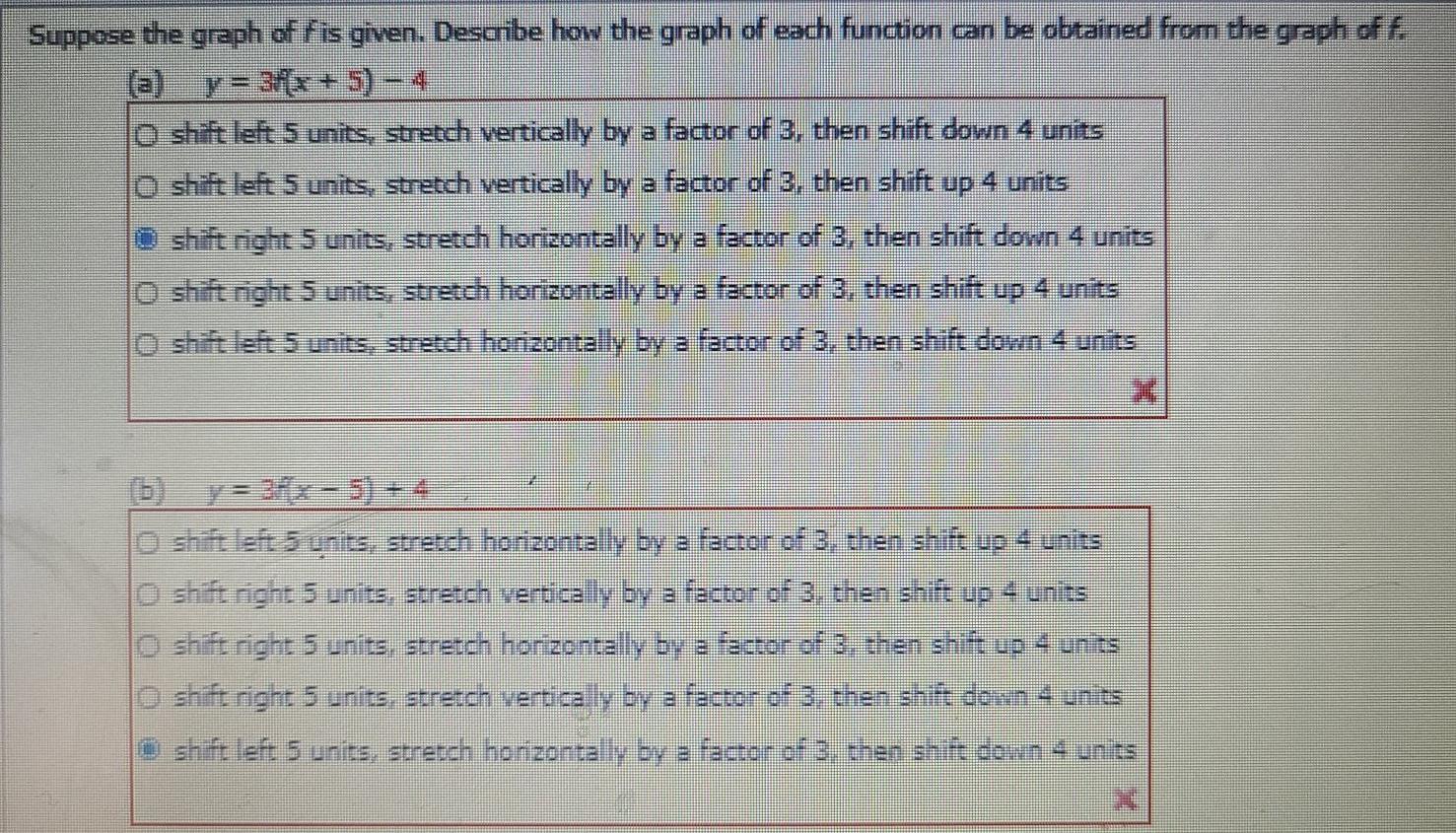 Solved Suppose The Graph Of Fis Given Describe How The