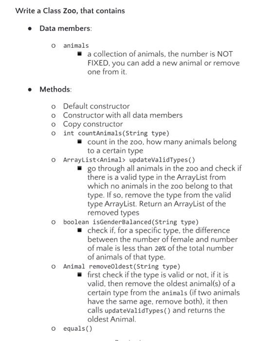 Solved Question Create the following classes: Write a Class | Chegg.com