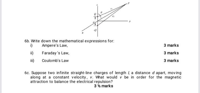 Solved 6b. Write down the mathematical expressions for: 1) | Chegg.com