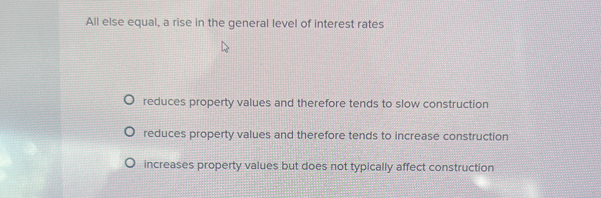 Solved All else equal, a rise in the general level of | Chegg.com