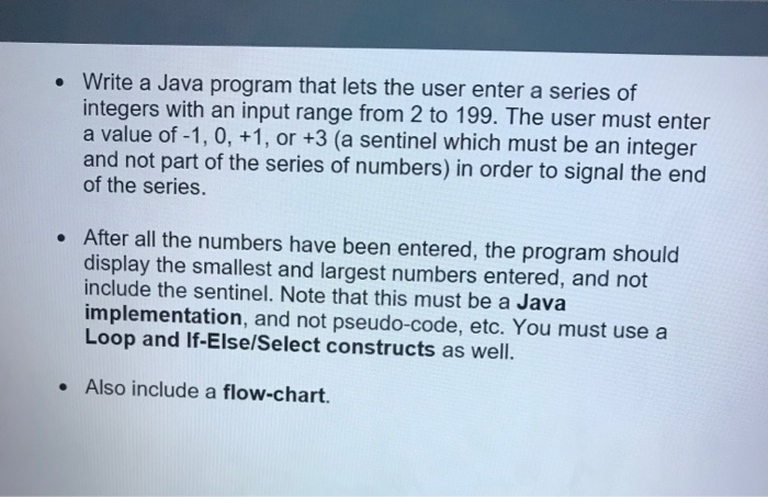 Solved • Write a Java program that lets the user enter a | Chegg.com