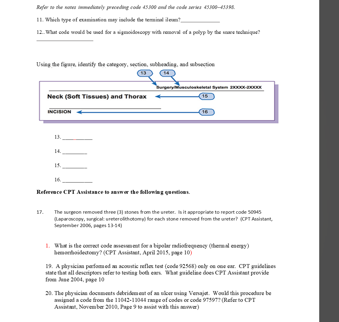 Answer the following questions | Chegg.com