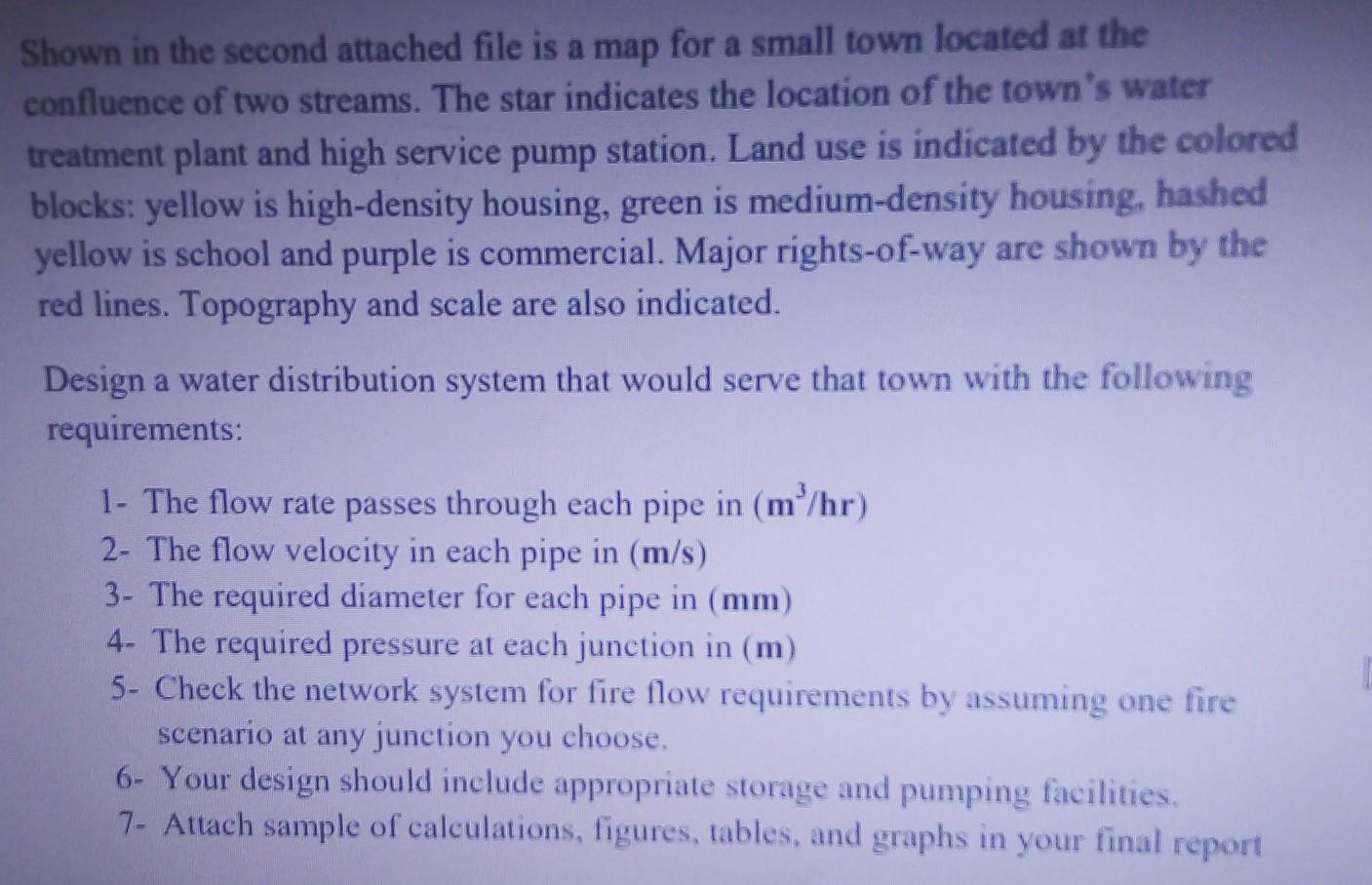 Shown in the second attached file is a map for a | Chegg.com