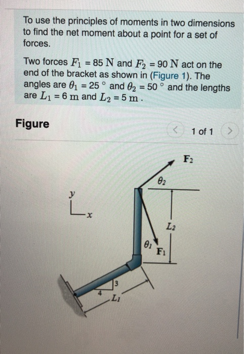 Solved A Review Part E What is the moment of the two forces | Chegg.com