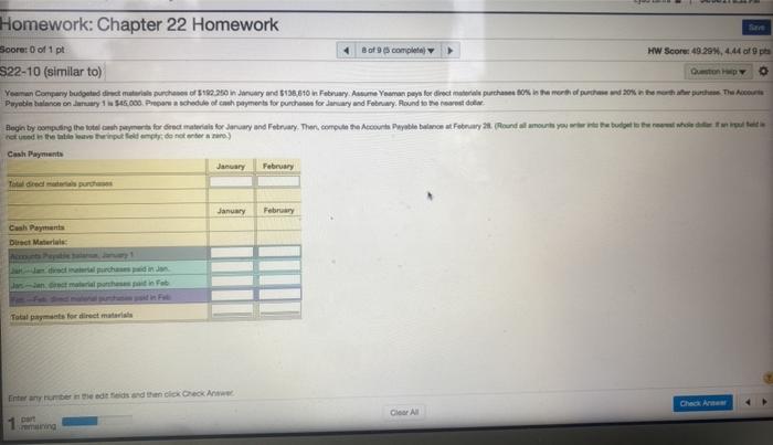 Solved Homework: Chapter 22 Homework Sooret 0 of 1 pt B of | Chegg.com