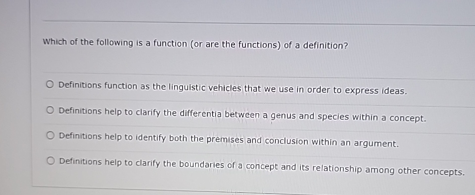 Solved Which of the following is a function (or are the | Chegg.com