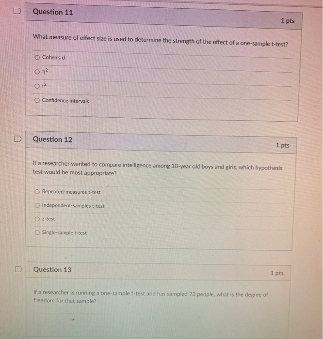 Solved Question 8 1 pts to estimate the population standard | Chegg.com