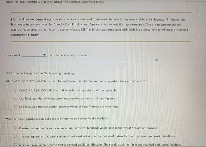 Solved 3 Using An Effective Writing Style Select The Bes Chegg Com