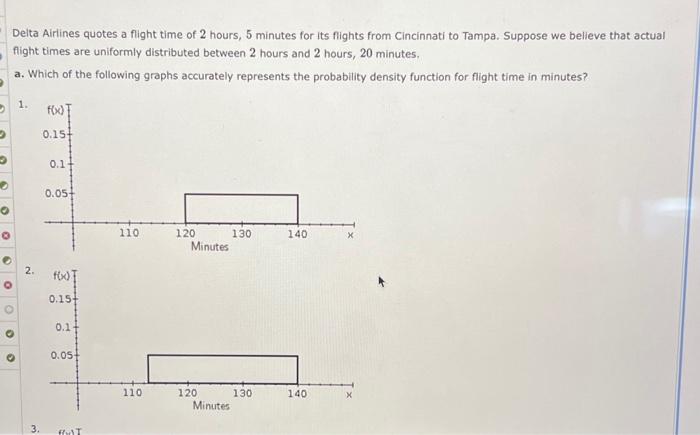Solved Delta Airlines quotes a flight time of 2 hours, 5 | Chegg.com