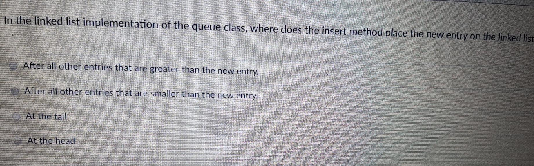Solved I have implemented the queue with a circular array, | Chegg.com